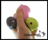 NEW - Capybara Family Set of 3 - Mama and Babies - Mini Slow Rise Squishy Toy - Memory Foam Spongy Stress Fidget Ball