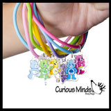Care Bear Jelly Bracelets - Cute Retro Style Jewelry Girls Bracelet Accessory