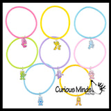 Care Bear Jelly Bracelets - Cute Retro Style Jewelry Girls Bracelet Accessory