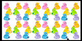 Care Bear 2" Rubber Ducks - Rubber Duckies - Cute Novelty Prize Reward Giveaway Retro