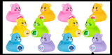 Care Bear 2" Rubber Ducks - Rubber Duckies - Cute Novelty Prize Reward Giveaway Retro