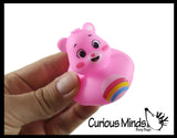 Care Bear 2" Rubber Ducks - Rubber Duckies - Cute Novelty Prize Reward Giveaway Retro