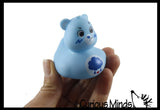 Care Bear 2" Rubber Ducks - Rubber Duckies - Cute Novelty Prize Reward Giveaway Retro