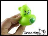 Care Bear 2" Rubber Ducks - Rubber Duckies - Cute Novelty Prize Reward Giveaway Retro