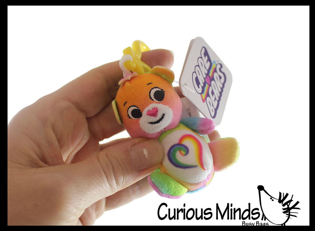 Mini Care Bear Plush on Clip - Adorable Tiny Stuffed Animal Toys