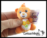 Mini Care Bear Plush on Clip - Adorable Tiny Stuffed Animal Toys