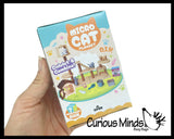 NEW - Mini Cat Playset - Cute Mystery Toy Pet - Pretend Play Toy Kitty Play set House