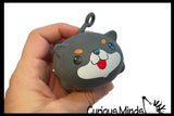 NEW - Cat and Dog Squishy YoYo - Squishy Squeeze Stress Ball Soft Doh Filling - Like Shaving Cream - Sensory, Fidget Toy