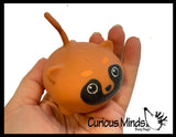 NEW - Cat and Dog Squishy YoYo - Squishy Squeeze Stress Ball Soft Doh Filling - Like Shaving Cream - Sensory, Fidget Toy