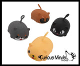 NEW - Cat and Dog Squishy YoYo - Squishy Squeeze Stress Ball Soft Doh Filling - Like Shaving Cream - Sensory, Fidget Toy