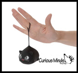 NEW - Cat and Dog Squishy YoYo - Squishy Squeeze Stress Ball Soft Doh Filling - Like Shaving Cream - Sensory, Fidget Toy