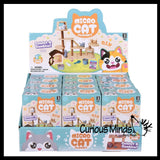 NEW - Mini Cat Playset - Cute Mystery Toy Pet - Pretend Play Toy Kitty Play set House