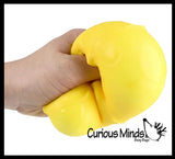 Doh Filled 3" Squishy Cheese Fidget Stress Toy - Squish Cube
