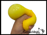 Doh Filled 3" Squishy Cheese Fidget Stress Toy - Squish Cube
