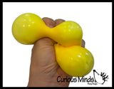 Doh Filled 3" Squishy Cheese Fidget Stress Toy - Squish Cube