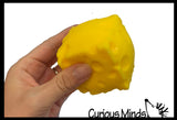 Doh Filled 3" Squishy Cheese Fidget Stress Toy - Squish Cube