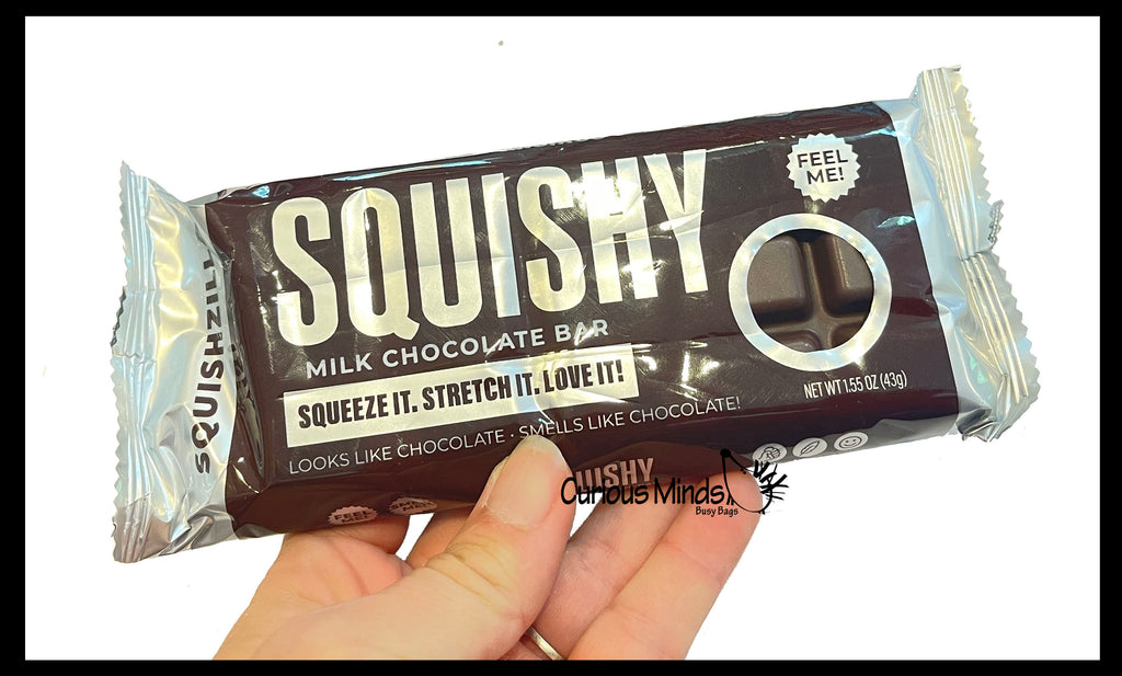 Chocolate Bar Squishy - Scented Slow Rise Foam Candy Replica