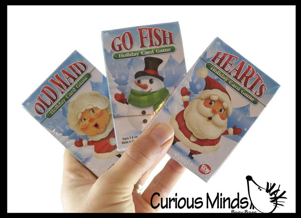 Christmas Children's Card Games - Fun Kid's Card Game - Hearts, Go Fish, Old Maid
