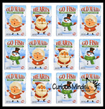 Christmas Children's Card Games - Fun Kid's Card Game - Hearts, Go Fish, Old Maid