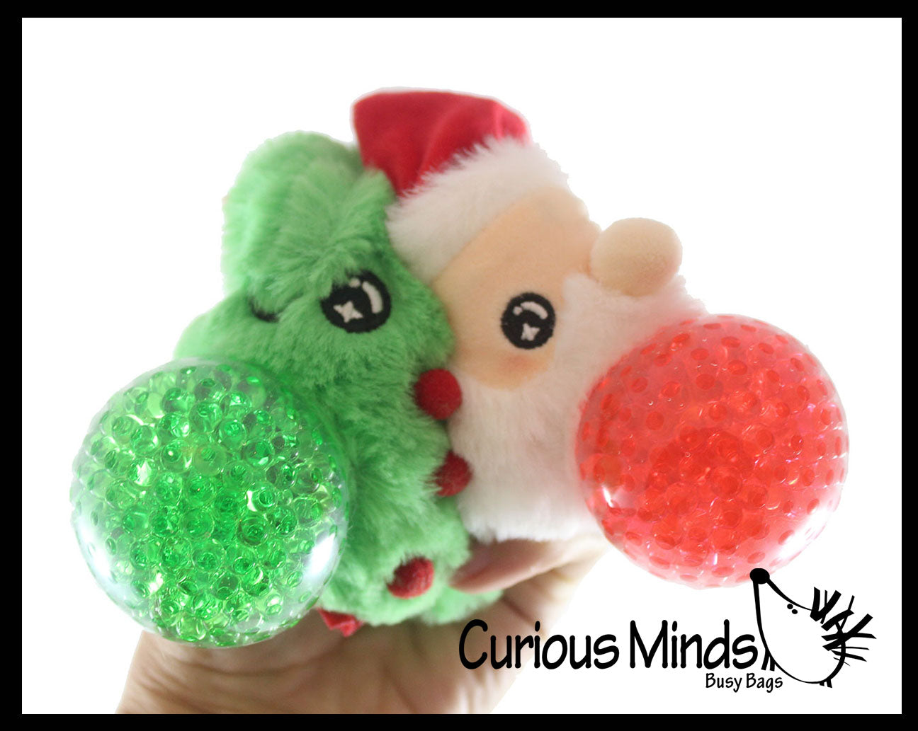 Christmas Mini Sensory Stress Ball Pack for Christmas Party Favors, Squeeze  Toy with Water Beads to Stress Reliever,Christmas Stocking Stuffers
