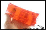 Jumbo Christmas Water Filled Tube Snake Stress Toy - Squishy Slippery Wiggler Sensory Fidget