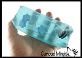 Jumbo Christmas Water Filled Tube Snake Stress Toy - Squishy Slippery Wiggler Sensory Fidget