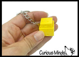Cheese Keyboard Key Fidget Clicker  - Toy - Key Cap Click on Keychain Cute Gift