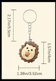 Hedgehog Keyboard Key Fidget Clicker  - Toy - Key Cap Click on Keychain Cute Gift