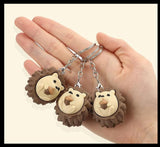 Hedgehog Keyboard Key Fidget Clicker  - Toy - Key Cap Click on Keychain Cute Gift