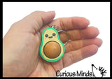 Avocado Keyboard Key Fidget Clicker  - Toy - Key Cap Click on Keychain Cute Gift