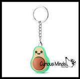 Avocado Keyboard Key Fidget Clicker  - Toy - Key Cap Click on Keychain Cute Gift