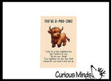 Highland Cow Keyboard Key Fidget Clicker  - Toy - Key Cap Click on Keychain Cute Gift