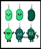 Pickle Keyboard Key Fidget Clicker  - Toy - Key Cap Click on Keychain Cute Gift