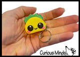 Taco Keyboard Key Fidget Clicker  - Toy - Key Cap Click on Keychain Cute Gift