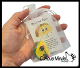 Taco Keyboard Key Fidget Clicker  - Toy - Key Cap Click on Keychain Cute Gift