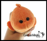 Cute Clownfish Plush Stuffed Animals- Adorable Mini Plushie Ocean Sealife Stuffie Orange Striped Fish