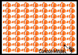 Cute Clownfish Plush Stuffed Animals- Adorable Mini Plushie Ocean Sealife Stuffie Orange Striped Fish