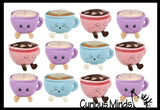 Coffee Cup Plush Toy - Cute Latte Mug Stuffed Animals - Adorable Cafe Decor Theme Gift Coffee Art
