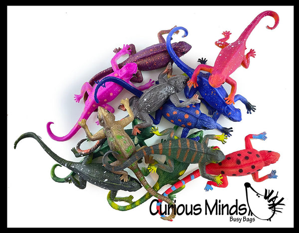 Color Changing Lizards Toy - Thermal - Changes Colors in Cold and Warm ...