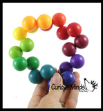 LAST CHANCE - LIMITED STOCK - SALE  -  Twisty Sphere Fidget - Endless Twist and Turn Puzzle - Pivoting Flexible Desk Sculpture Infinity