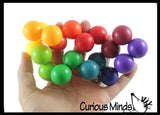 LAST CHANCE - LIMITED STOCK - SALE  -  Twisty Sphere Fidget - Endless Twist and Turn Puzzle - Pivoting Flexible Desk Sculpture Infinity