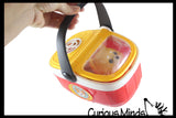 NEW - Large Corgi Dog Cute Toy Pet in Basket - Pretend Play Toy Doggy Playset