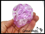 Crunchy Click Clack Noisy Bead Ball - Molecule Unique Squishy Fidget Ball Hard Beads Crunchy