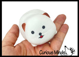 Crunchy Dog Fidget Squishy Ball - Loud Crunch Sound Puppy