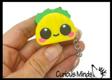 Taco Keyboard Key Fidget Clicker  - Toy - Key Cap Click on Keychain Cute Gift