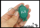 Pickle Keyboard Key Fidget Clicker  - Toy - Key Cap Click on Keychain Cute Gift