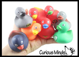 NEW - DC Comics Superhero Rubber Duck Toy Figurines - Super Hero Fan - Justice League
