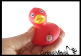 NEW - DC Comics Superhero Rubber Duck Toy Figurines - Super Hero Fan - Justice League