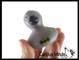 NEW - DC Comics Superhero Rubber Duck Toy Figurines - Super Hero Fan - Justice League