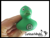 NEW - DC Comics Superhero Rubber Duck Toy Figurines - Super Hero Fan - Justice League